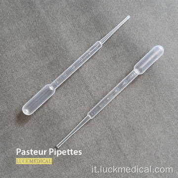 Pasteur Pasteur Pipettes 3 ml Uso di laboratorio